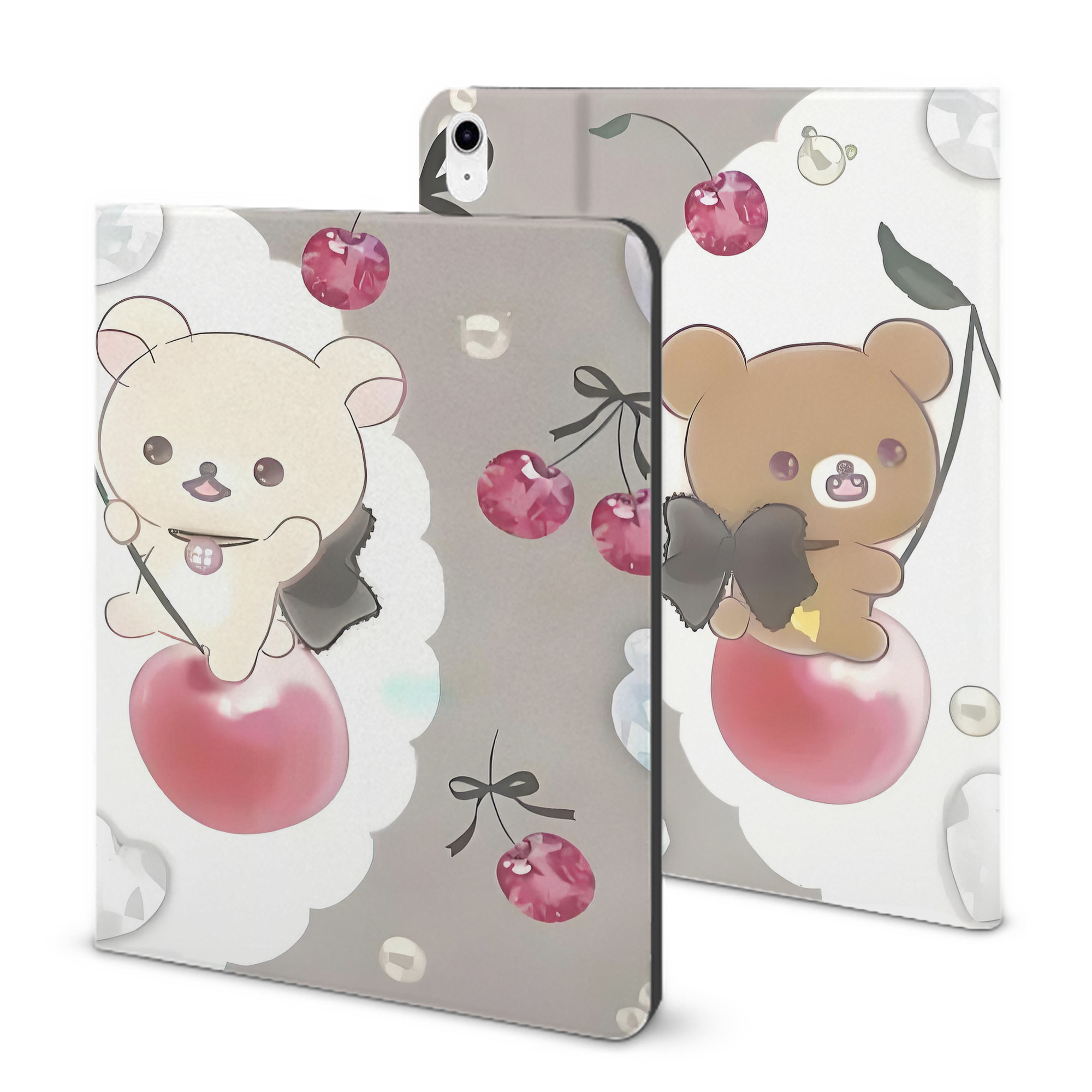 （画像用） リラックマ リラックマ キイロイトリ Rilakkuma Korilakkuma Kiiroitori IPad ケース ブック型 PUレザー TPU 耐衝撃 軽量 薄型 ペン収納なし 全面保護 IPad 各モデル対応